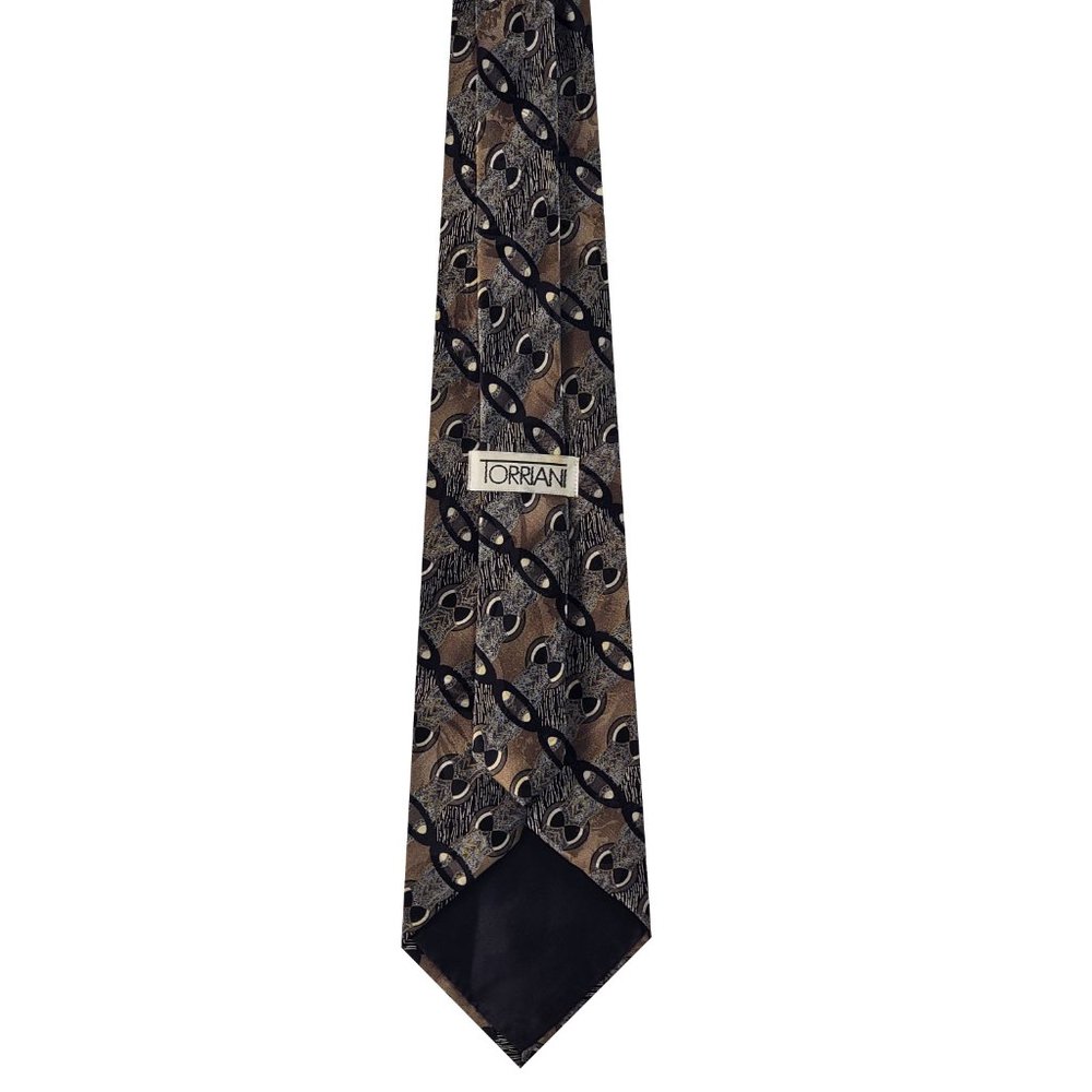 Torriani Abstract Pattern Necktie - Picture 2 of 2